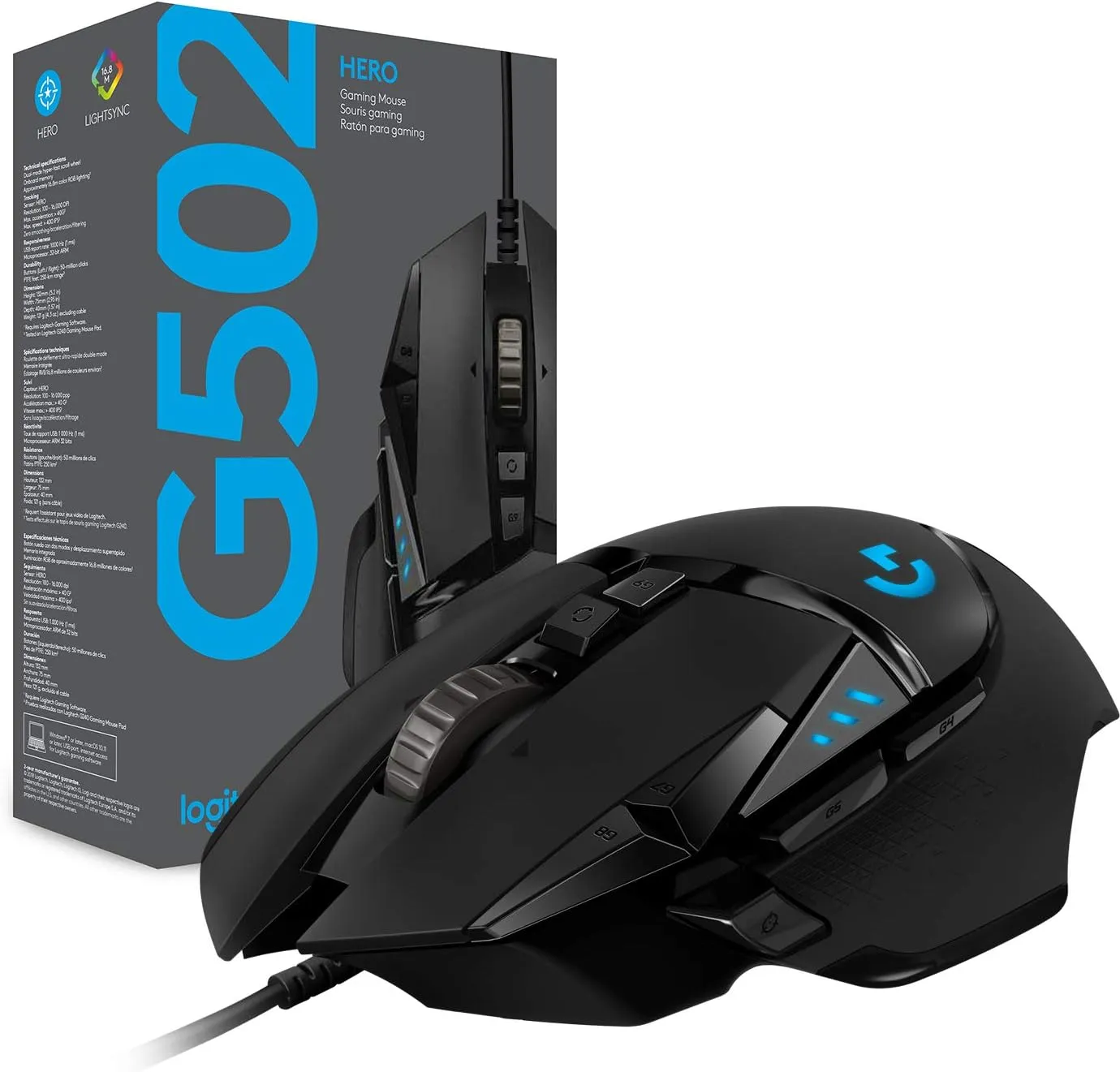 Logitech G502 HERO High-Performance Gaming Mouse